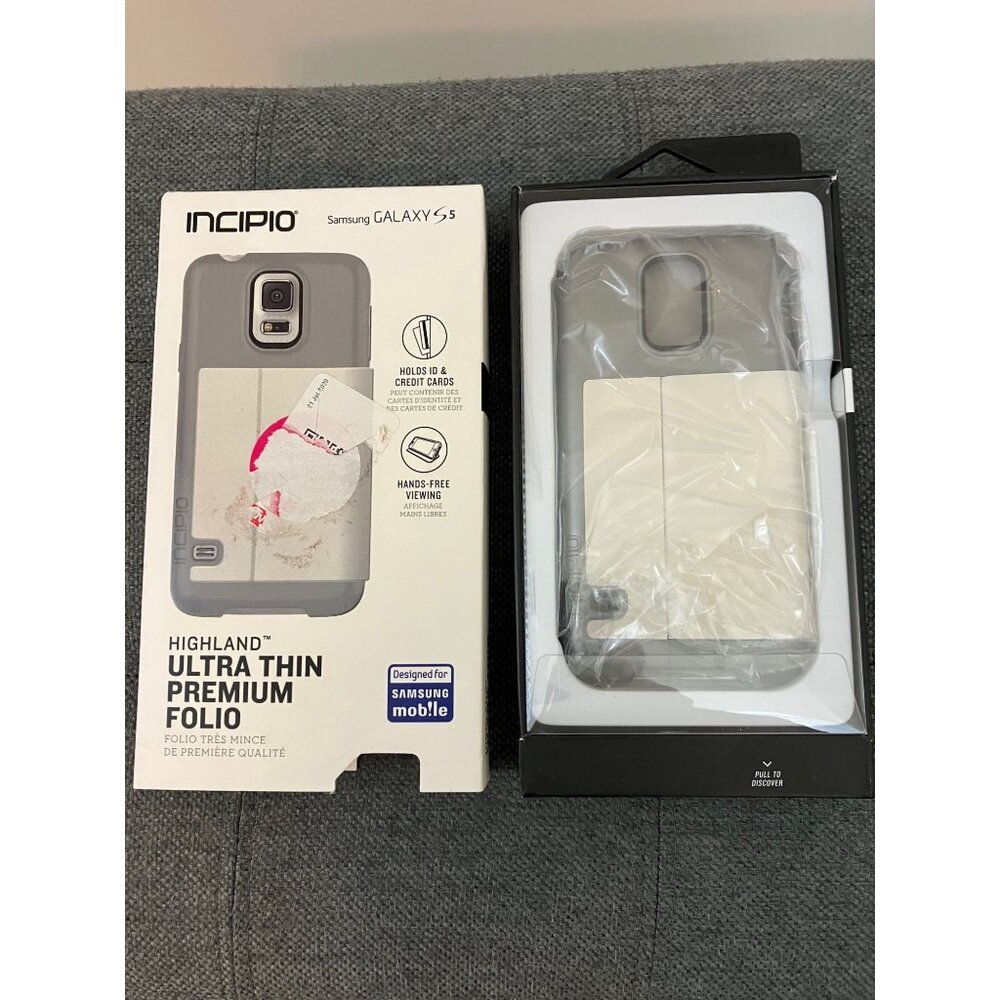 Incipio Samsung Galaxy S5 Gray Cell Phone Case NWT